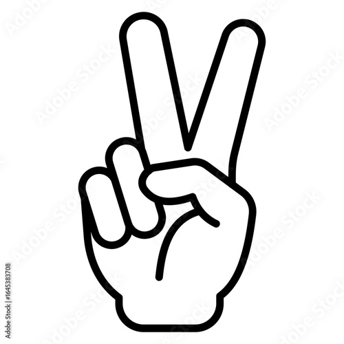 Victory Gesture Icon