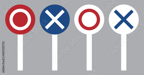 まるばつのイラスト素材