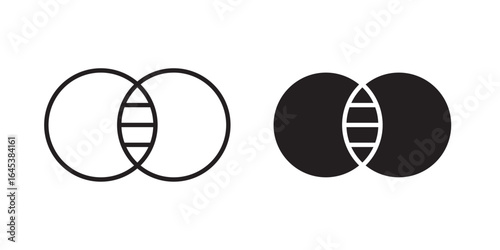Opacity Icon Lineal Style Vector Illustration stroke and fill on white background.