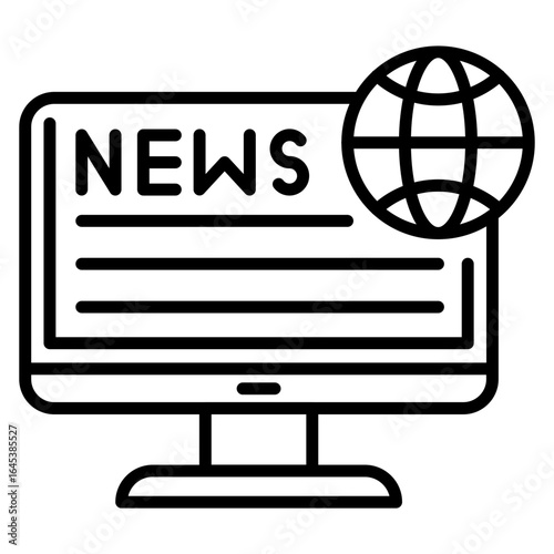 Social Media News Icon