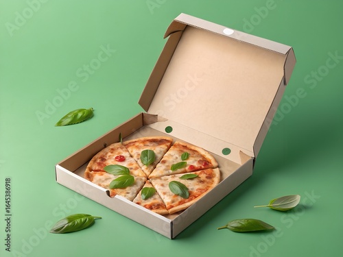pizza in box