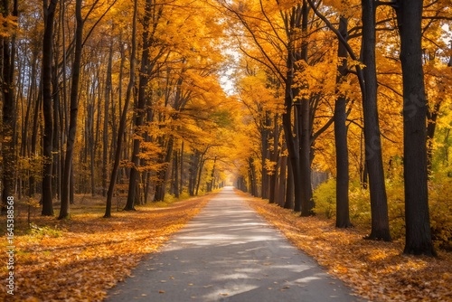 Autumn leaves blanket the ground in rich golden tones, perfect for cozy seasonal photography, nature-inspired backgrounds, and warm fall creative designs.

