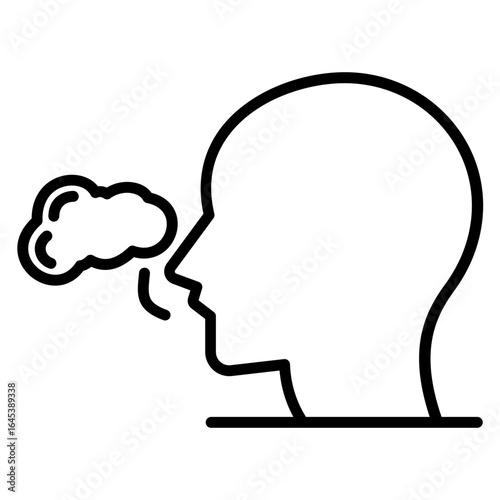 Smoke Inhalation Icon