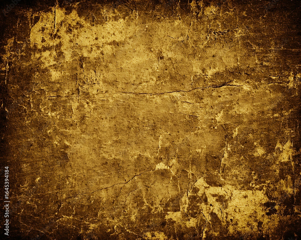 Fototapeta premium Aged gold paper texture background pattern