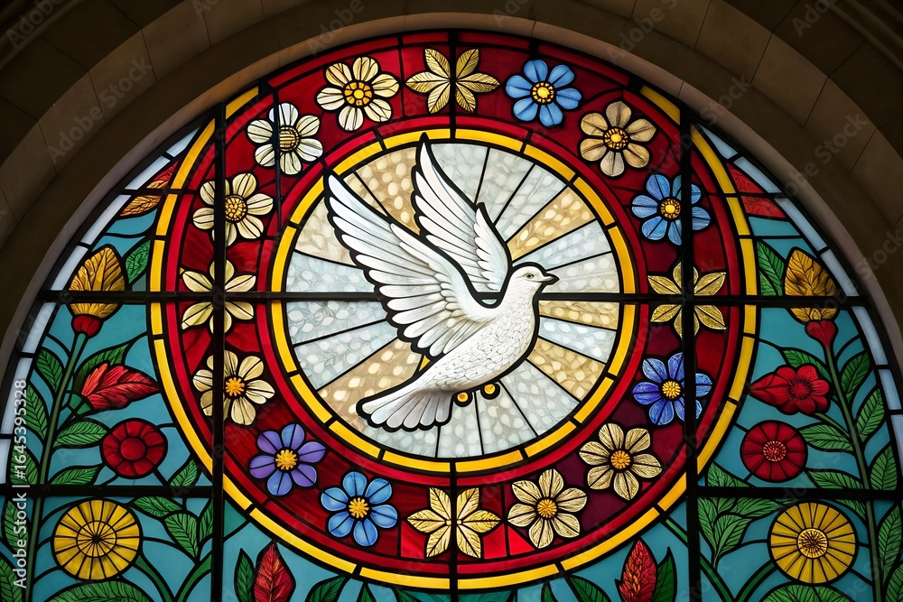 Obraz premium clock in the church of the holy sepulchre