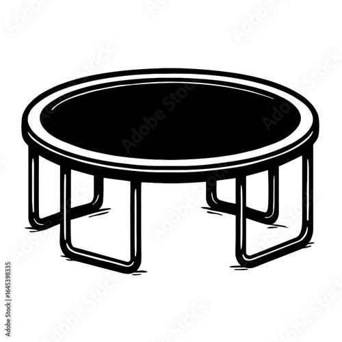 Compact Mini Trampoline for Fitness and Rebounding Exercises