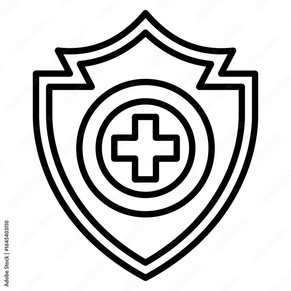 Fototapeta premium Medical Badge Icon