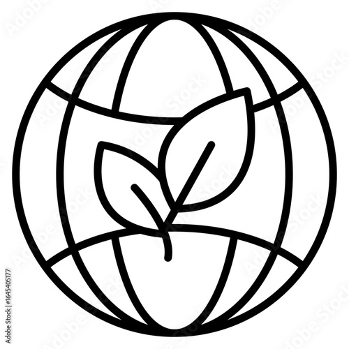 Eco Globe Icon