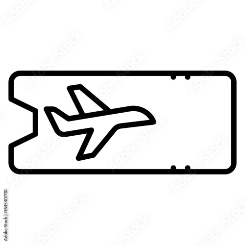 Airline Ticket Icon