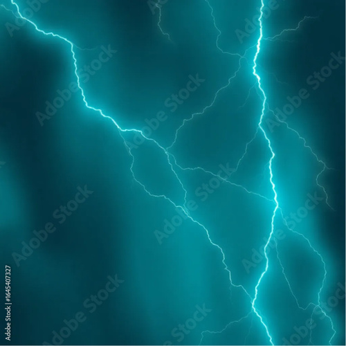 Subtle teal lightning streaks effect