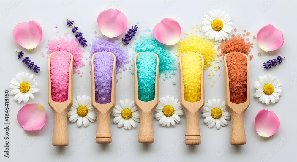 Obraz premium Candy Twist Palette: Rainbow Creams in Fun, Colorful Tubes