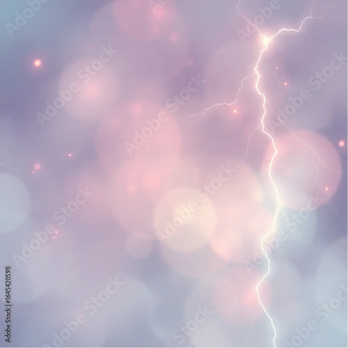 Electric ethereal misty glitch effect backdrop illustration