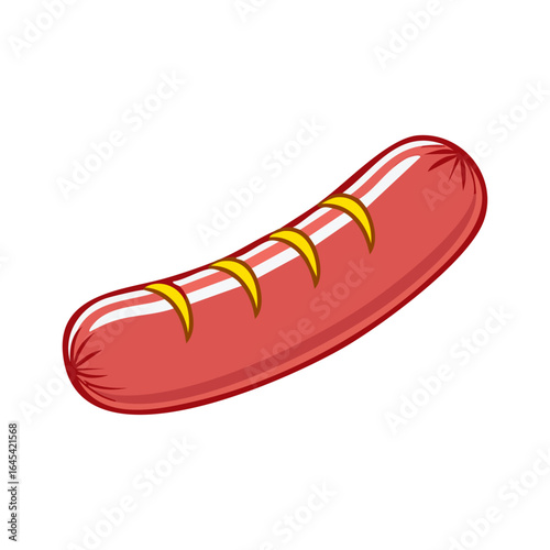 hot dog vector illustration