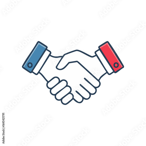 handshake vector illustration