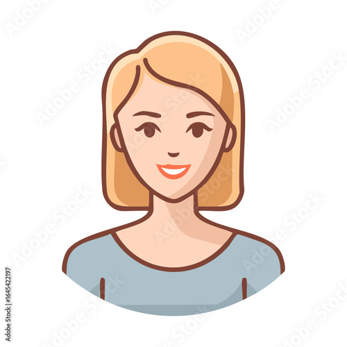 vector illustration of a woman