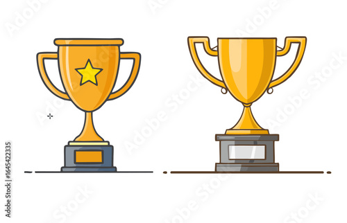 gold trophy cup