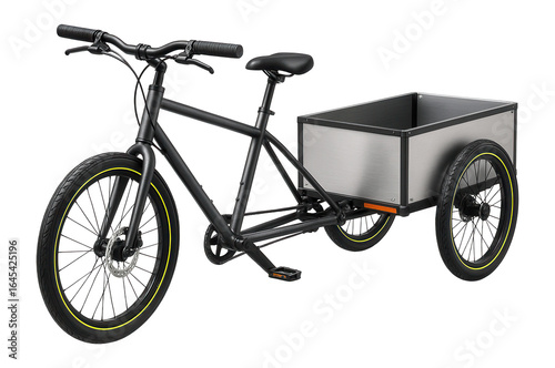 Cargo bike with a detachable trailer and adjustable handlebars