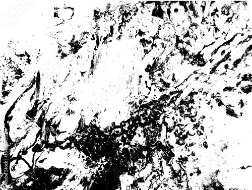 Wallpaper Mural grunge black and white ink splatter on a white background Torontodigital.ca