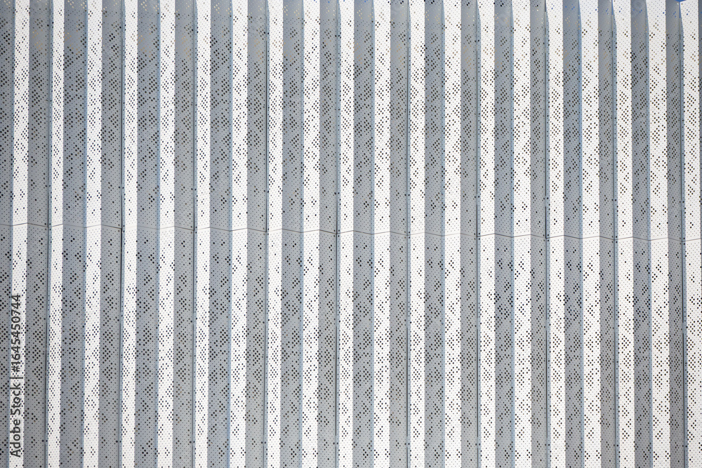 Fotografie Perforated metal panels for enclosing technical units