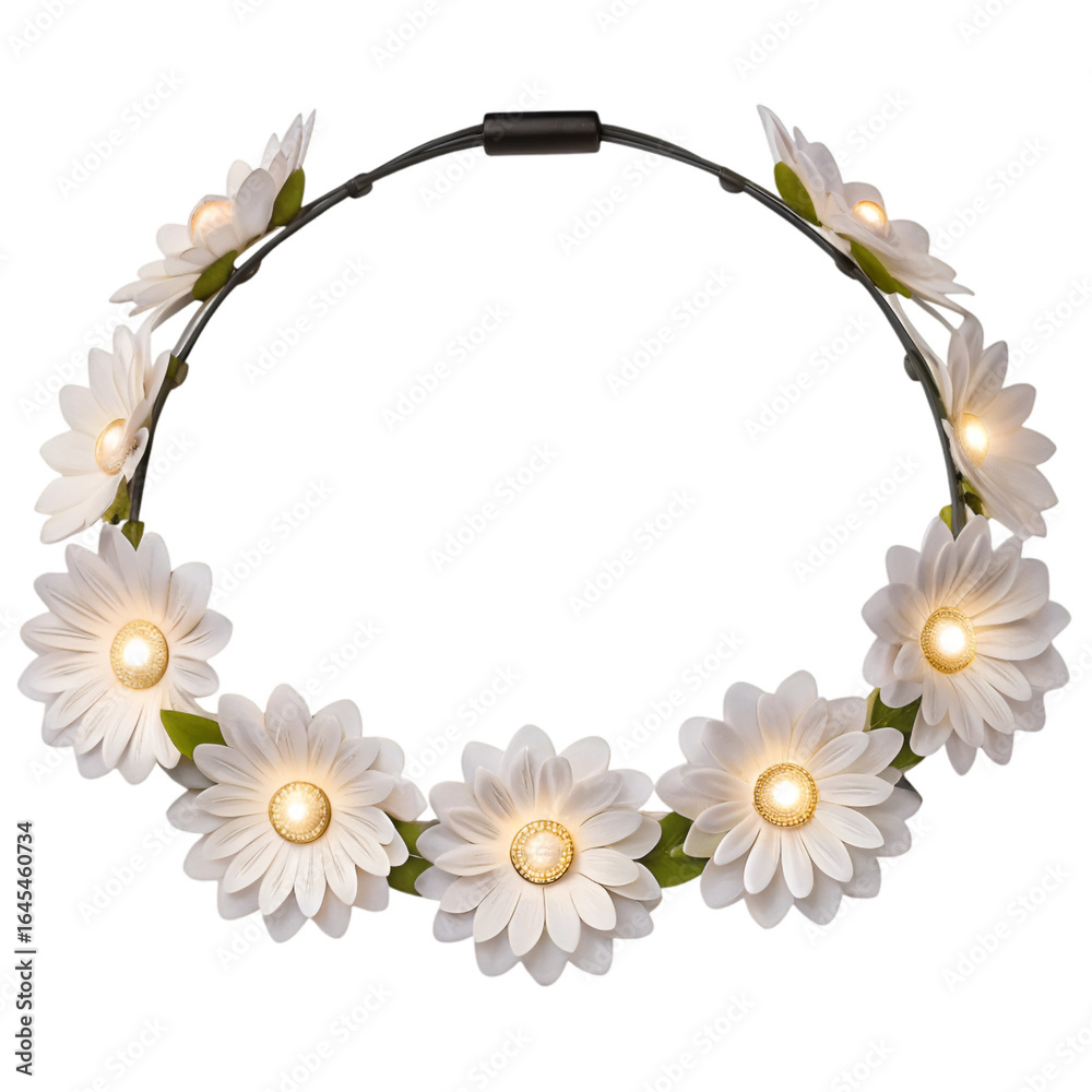 Fototapeta premium frame of daisies