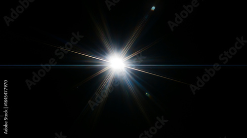 Heller Lichtblitz mit Lens Flare
