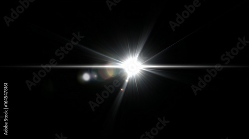 Heller Lichtblitz mit Lens Flare