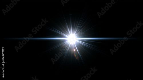 Heller Lichtblitz mit Lens Flare