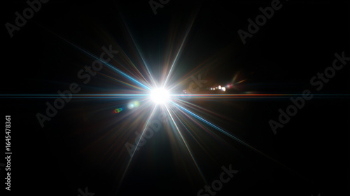 Heller Lichtblitz mit Lens Flare