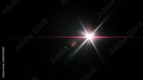 Heller Lichtblitz mit Lens Flare