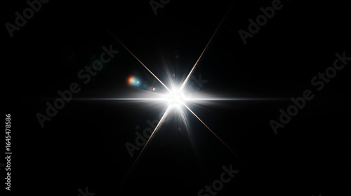 Heller Lichtblitz mit Lens Flare