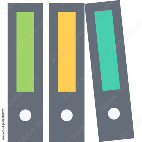 Colorful File Folders