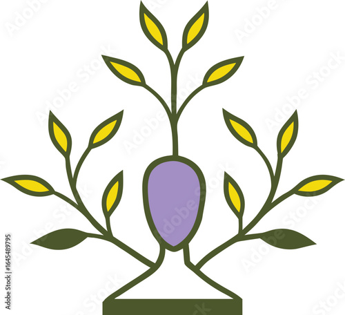vector illustration of a tree