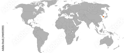 South Korea Vector Map