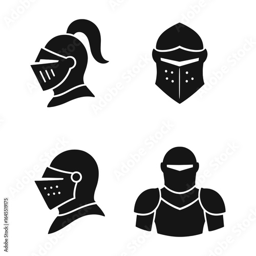 Medieval Knight Helmets