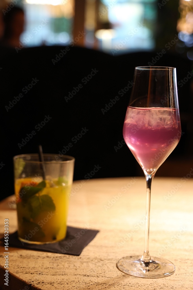 Fototapeta premium Two Cocktails on a Table