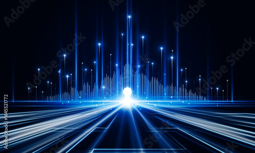Abstract business of Key Door city open Light background Hitech communication concept innovation background vector design.