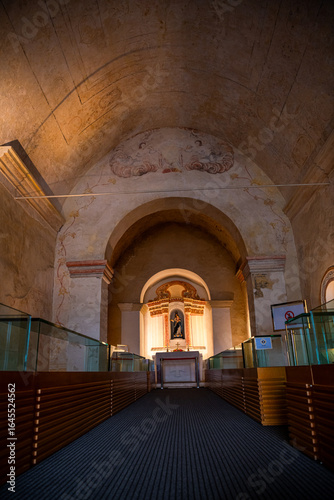 Inside the Guia Lighthouse  Fortress and Chapel  Macau.