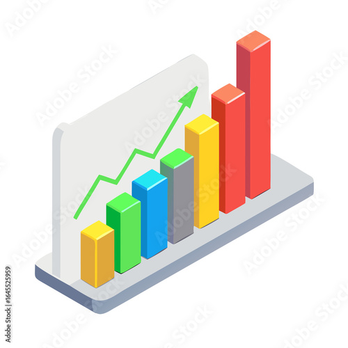 Free Download business graph on white background - GFXLoad
