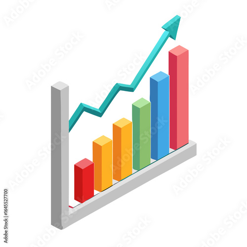 Free Download business graph on white background - GFXLoad