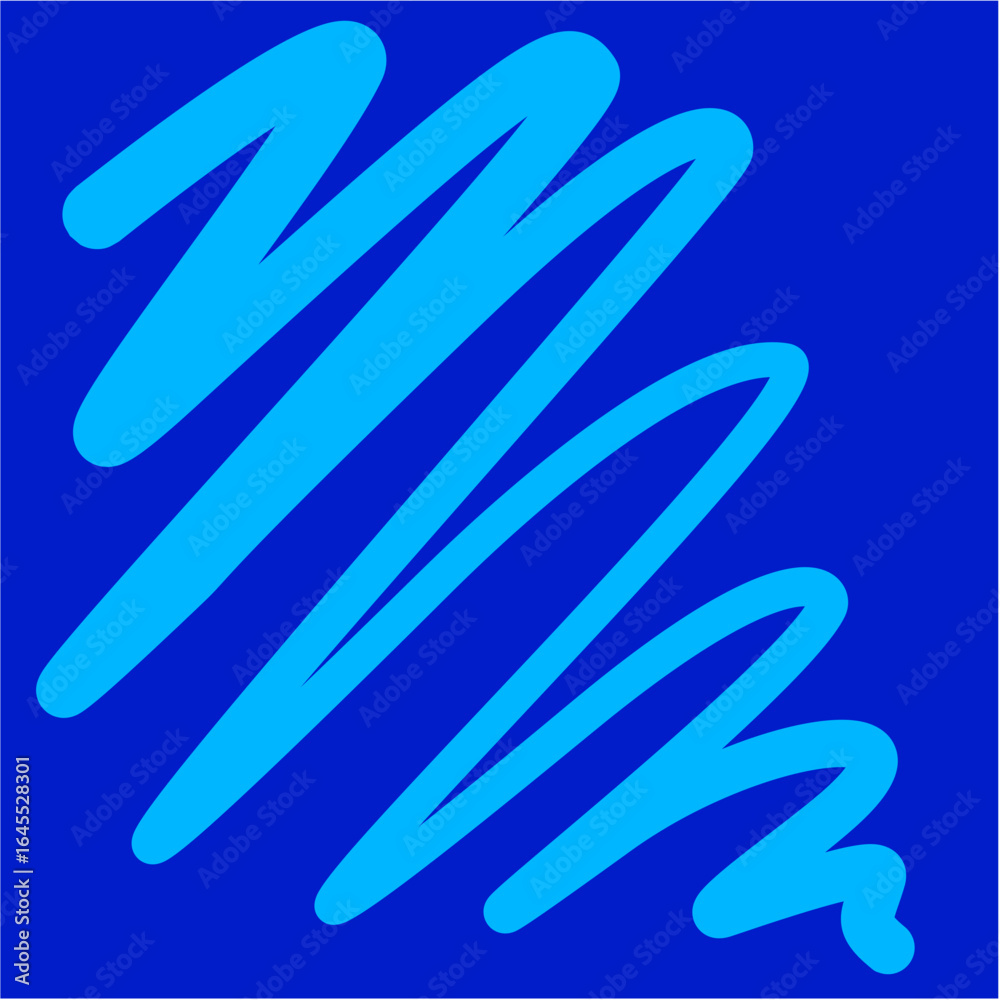 Obraz premium Abstract Blue Swirl Pattern Background