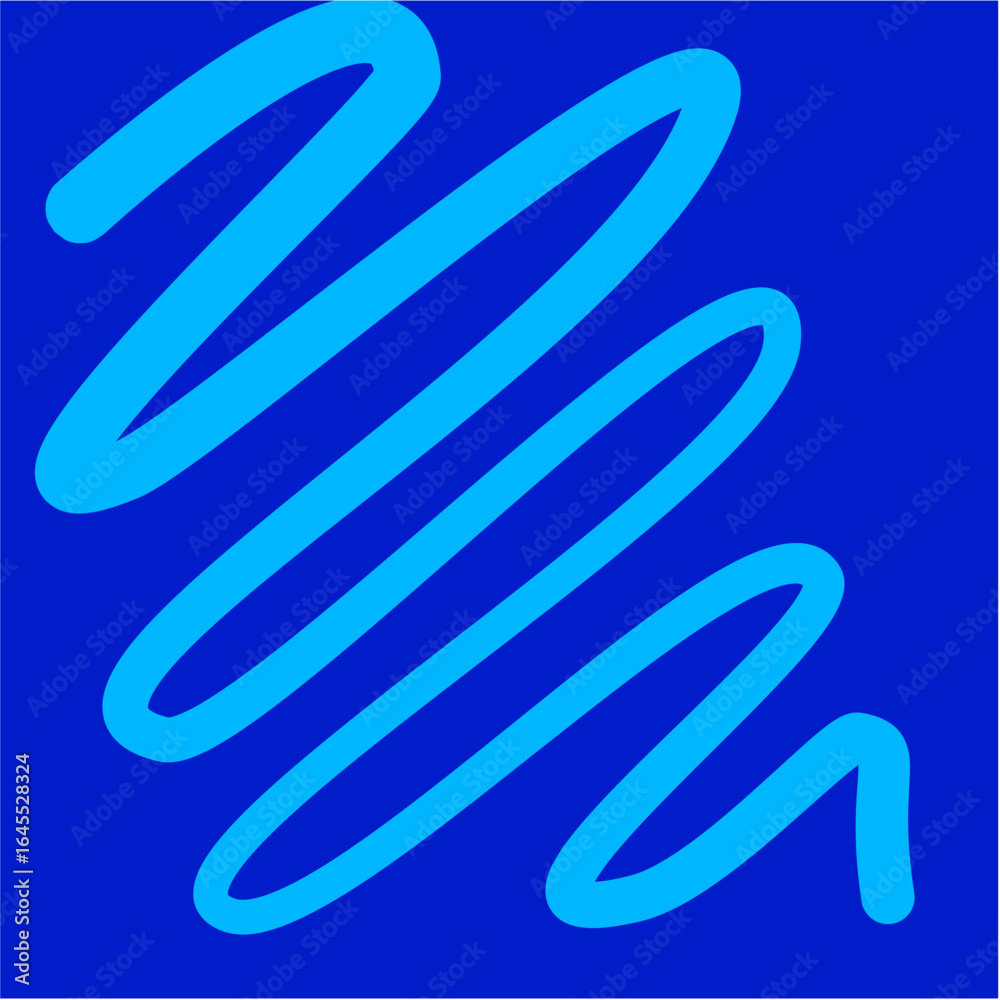 Fototapeta premium Abstract Blue Swirl Pattern Background
