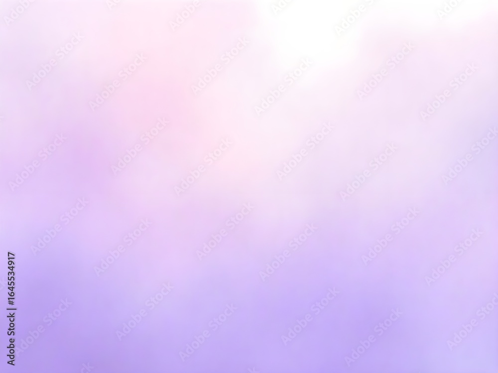 Fototapeta premium Serene Pastel Sky Gradient Soft Color Wash of Light Purple and White Hues