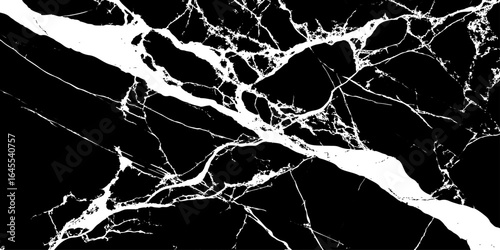 "Elegant black marble texture with striking white natural veins. Perfect abstract stone background for luxury design, modern interiors, digital art, wallpapers, tiles, and decorative surfaces"