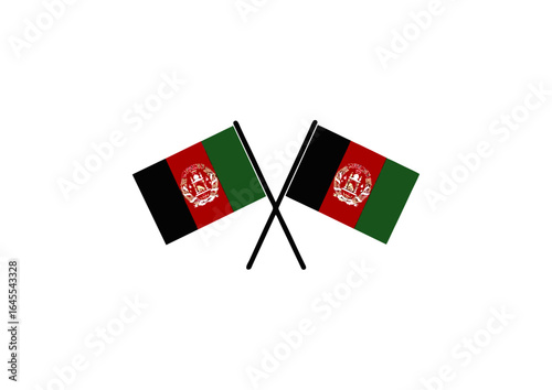 icon of two crossed Afghanistan flags