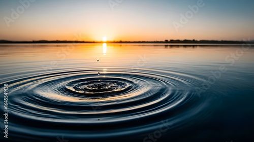 Wallpaper Mural Ripples on water at sunrise. Torontodigital.ca