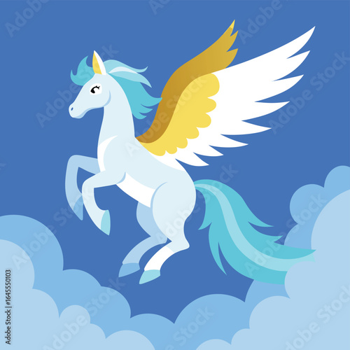 pegasus flying among clouds   (1).eps