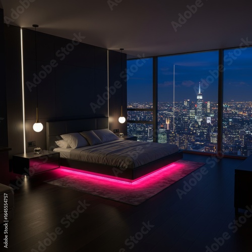 interior of a hotel room
