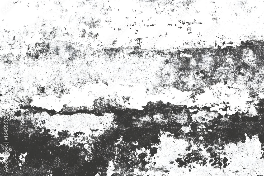 Fototapeta premium Abstract grunge black and white distressed texture background