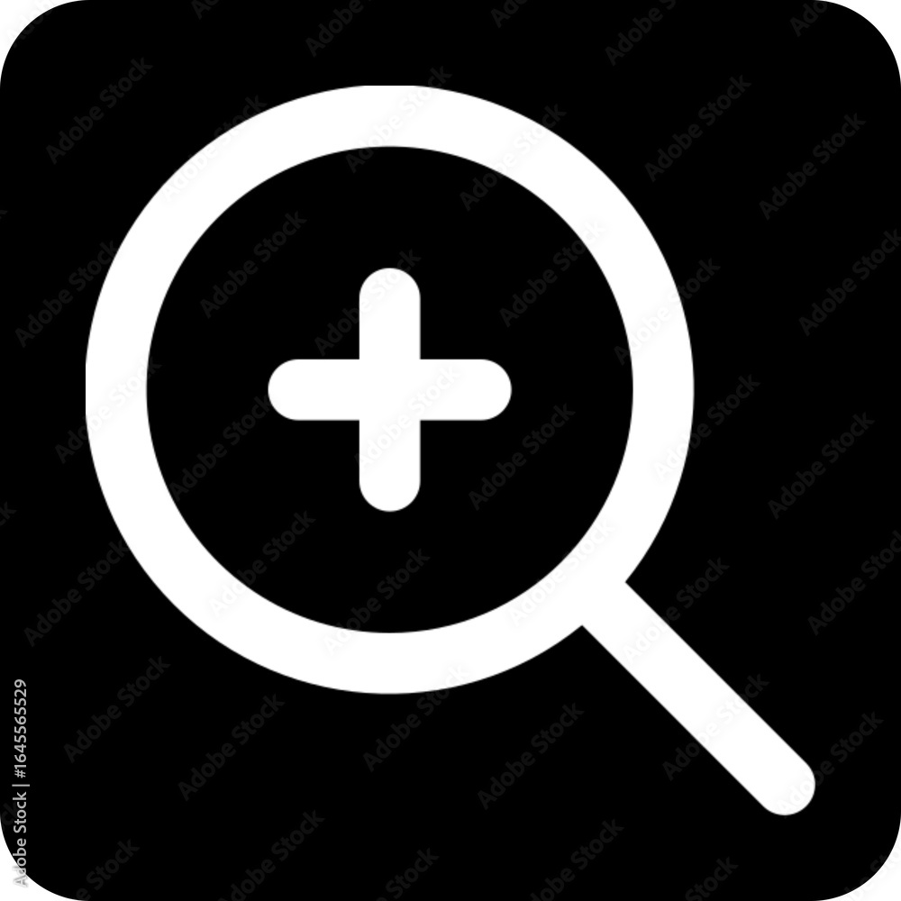 Magnifying Glass Zoom In Icon Magnifying Glass Zoom In Icon