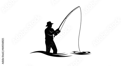 fisherman silhouette a powerful symbol of patience perseverance and the pursuit of success in business and life
